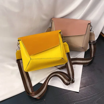 Желтые женские сумки на плечо в стиле ретро дизайнерские брендовые дамские