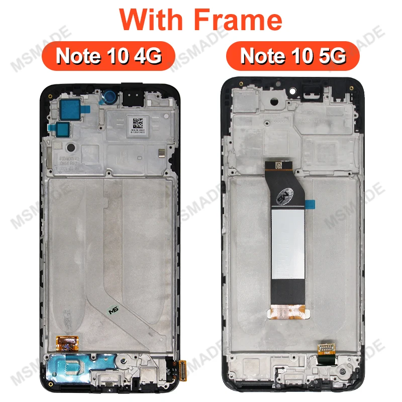 Pantalla LCD Original para Redmi Note 10, 4G, M2101K7AI, 5G, POCO M3 Pro, M2103K19G-5