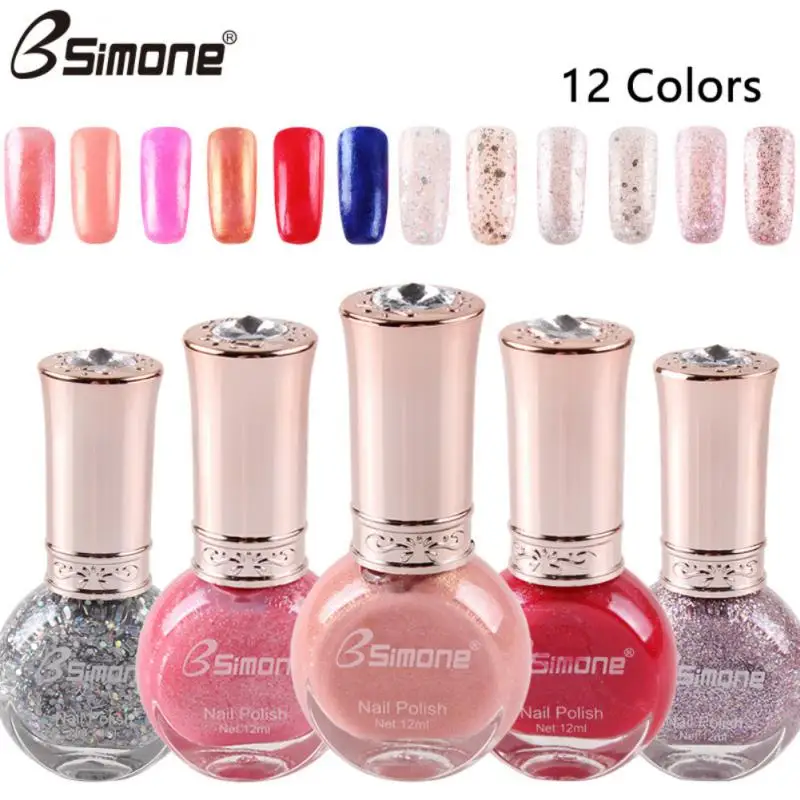 

New 12ml Reflective Glitter Gel Nail Polish Winter Color Sparkling Sequins Soak Off UV LED Varnish Nail Polish Nail Art Decor