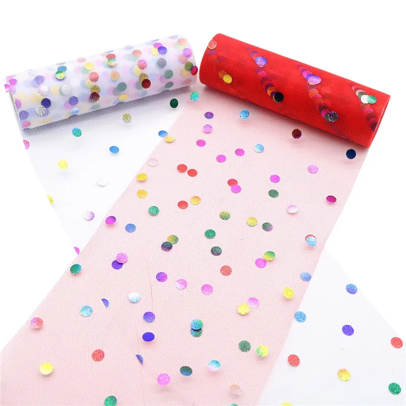 Юбка-пачка из тюля в цветной горошек с блестками юбка-пачка для украшения