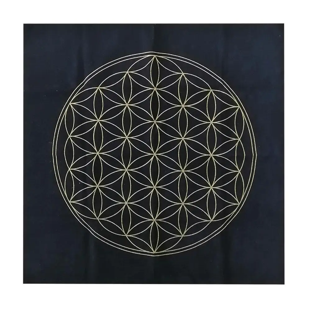 Скатерть Таро для гадания коврик карт маятник волшебная ткань руны 30x30 см