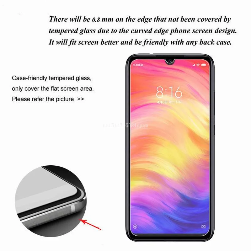 Адаптер 2-в-1 для объектива камеры из мягкого стекла Xiaomi Redmi 7 NOTE Защитная пленка