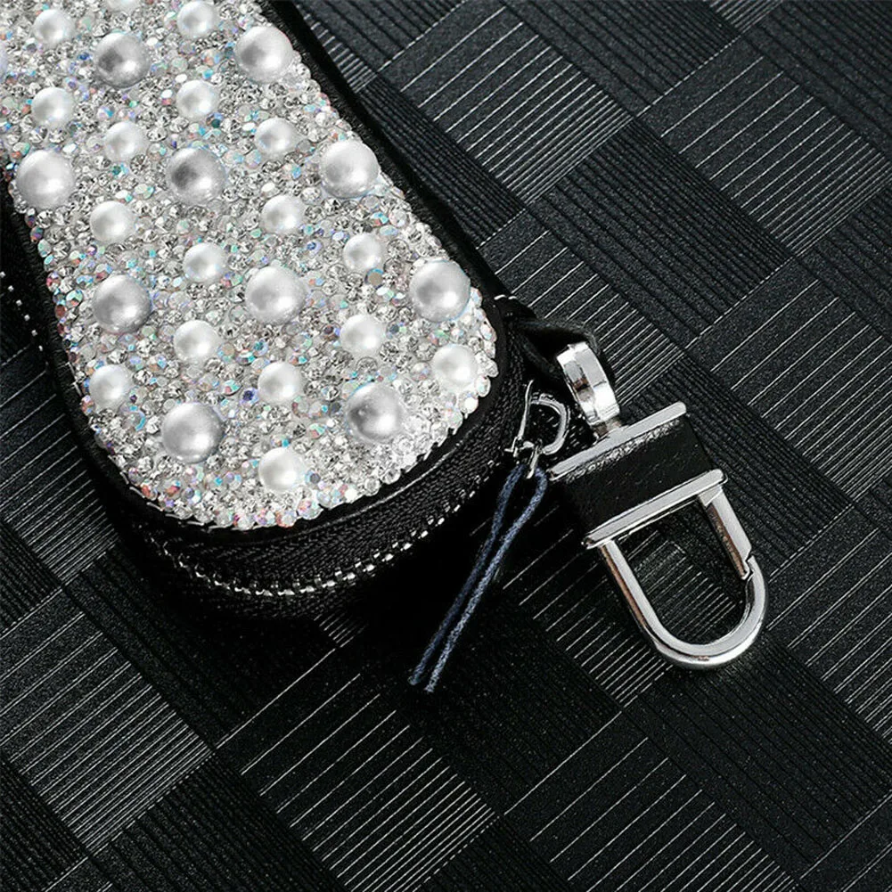 Роскошный женский чехол-накладка с кристаллами и жемчугом | Автомобили мотоциклы