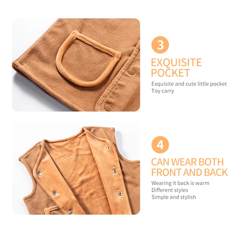 Новинка детская одежда Детский плюшевый осенне-зимний утепленный детский