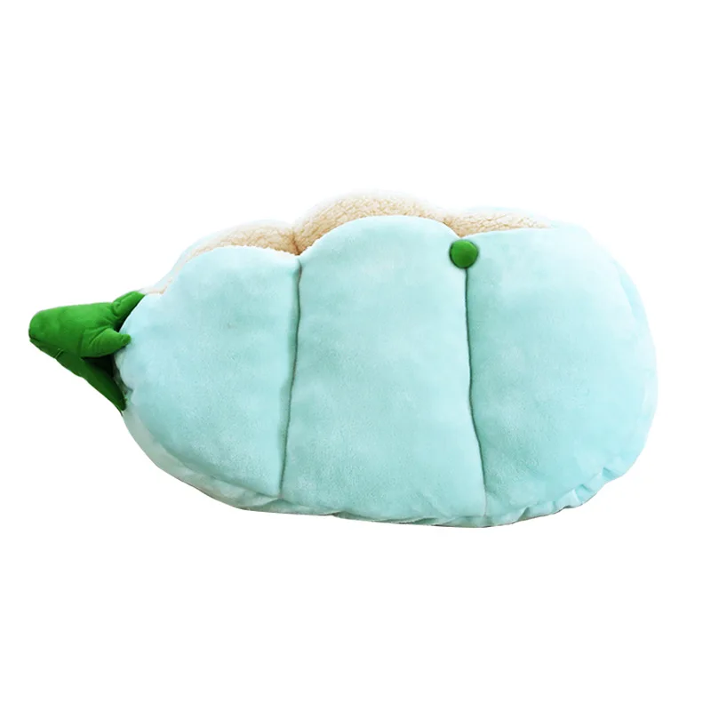 

Warm In Winter Semi Closed Cashmere Pea Cat'S Nest Cartoon Lovely Fruit Banana Deep Sleep Dog'S Nest