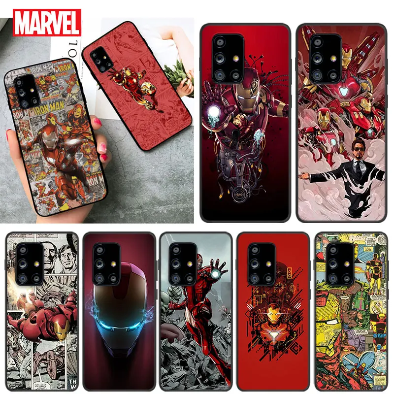 

Marvel iron man Cartoon For Samsung A01 A02 A02S A11 A12 A21 A21S A31 A32 A41 A42 A51 A52 A71 A72 A81 A91 UW Phone Case