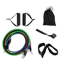 11pcs fitness pull rope resistance band strength fitness equipment home elastic exercise body fitness exercise equipment