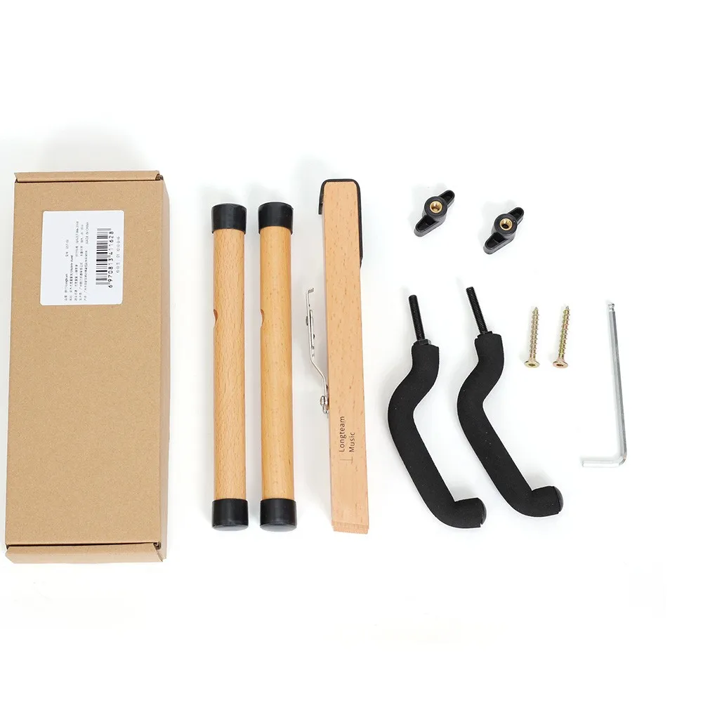 

Universal Violin Guitar Stand Wooden Portable Folding Travel Guitar Stand Tripod String Instruments Holder For Bass Ukulele