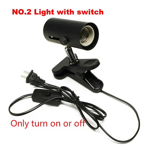 2 Стиль аквариумная черепаха гигантская светильник держатель зажим UVA UVB лампа