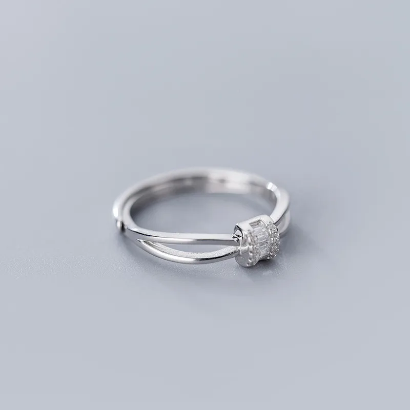 INZATT Настоящее серебро 925 проба кольцо с цирконом для модных женщин вечерние милые