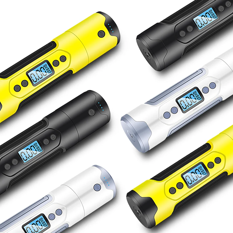 Comprar Compresor De Aire Portátil Para Neumáticos, Inflador De Neumáticos De 3000mAh, 35L/Min, 12V, 150 PSI, Con Indicador Digital Y Luz LED