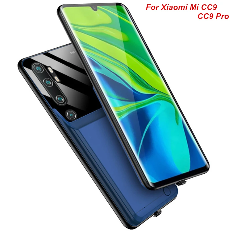 Чехол с аккумулятором 6000 мАч для Xiaomi Mi CC9 Pro чехол смартфона зарядным устройством