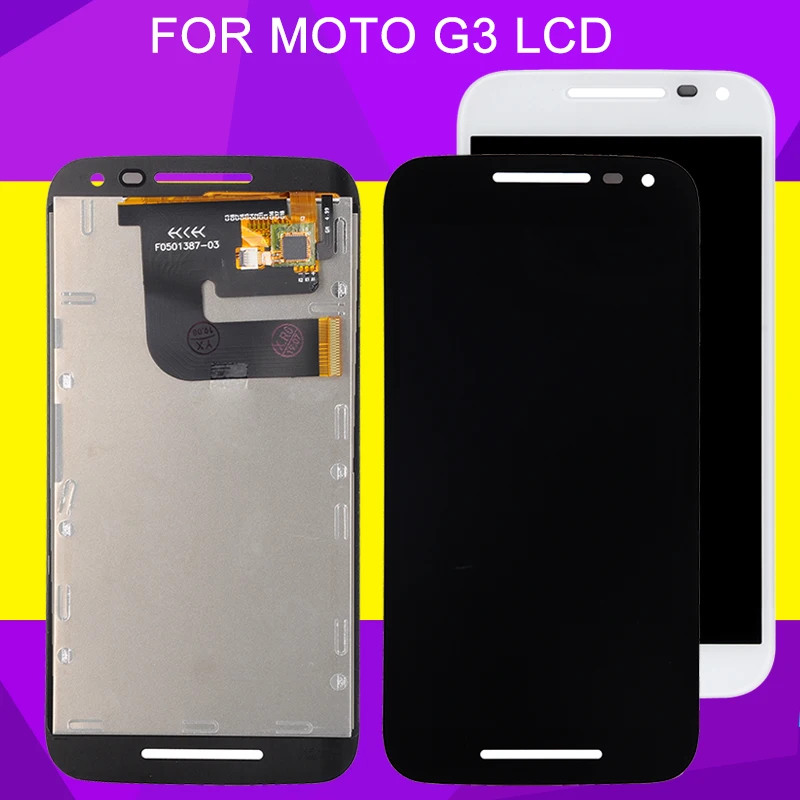 HH G 3 го поколения ЖК дисплей для Motorola Moto G3 XT1540 LCD сенсорный экран дигитайзер сборка
