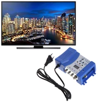 auto rf modulator audio video tv converter rhf uhf signal amplifier useu plug