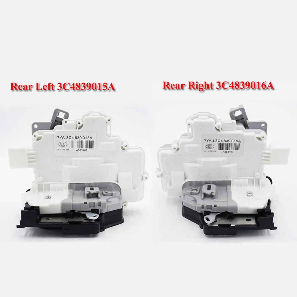 

FAST SHIPPING 2PC PAIR REAR FOR VW PASSAT B6 SKODA SUPERB A4 A5 Q5 Q7 TT CENTRAL DOOR LOCK LATCH ACTUATOR 3C4839015a 3C4839016a