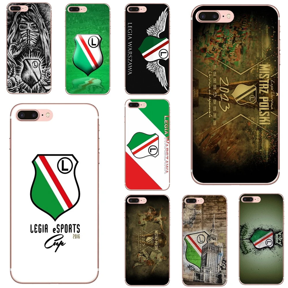 

For iPhone 10 11 12 13 Mini Pro 4S 5S SE 5C 6 6S 7 8 X XR XS Plus Max 2020 Legia Warsaw Warszawa Poland Logo Soft Cases Cover