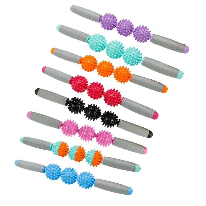 Йога массажный ролик для мышц палка Миофасциальный триггер точка релиз