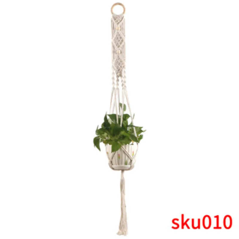Подвесные плантаторы 100% ручная работа Подвеска для растений из макраме