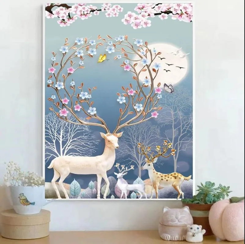 Алмазная живопись Elk вышивка крестиком новинка 2021 для гостиной столовой