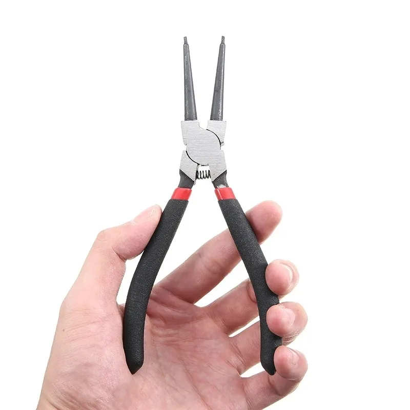 Набор стопорных плоскогубцев 4 шт. 180 мм плоскогубцы с длинным носом изогнутые