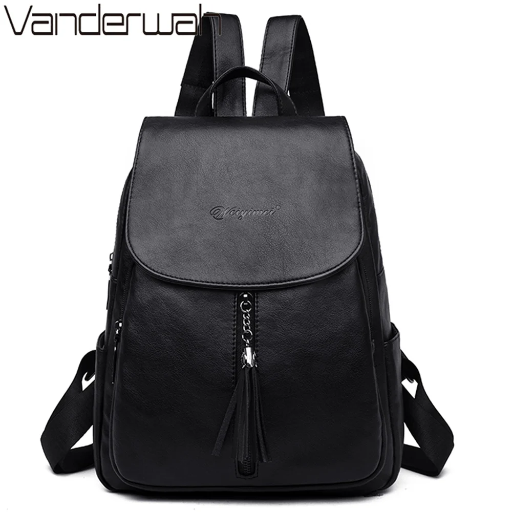 Sac A Dos Femme высококачественный Женский рюкзак из искусственной кожи модные