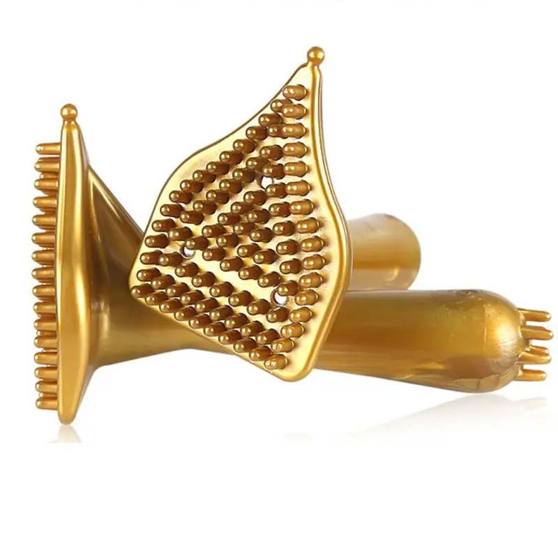 Ручной Меридиан Массажная треугольная кисть снимает усталость магнитное тело