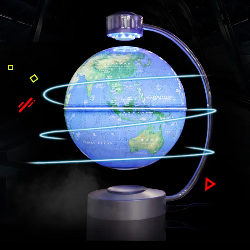 Магнитный левитационный шар вращающийся подарок 8 дюймов Горшечное растение