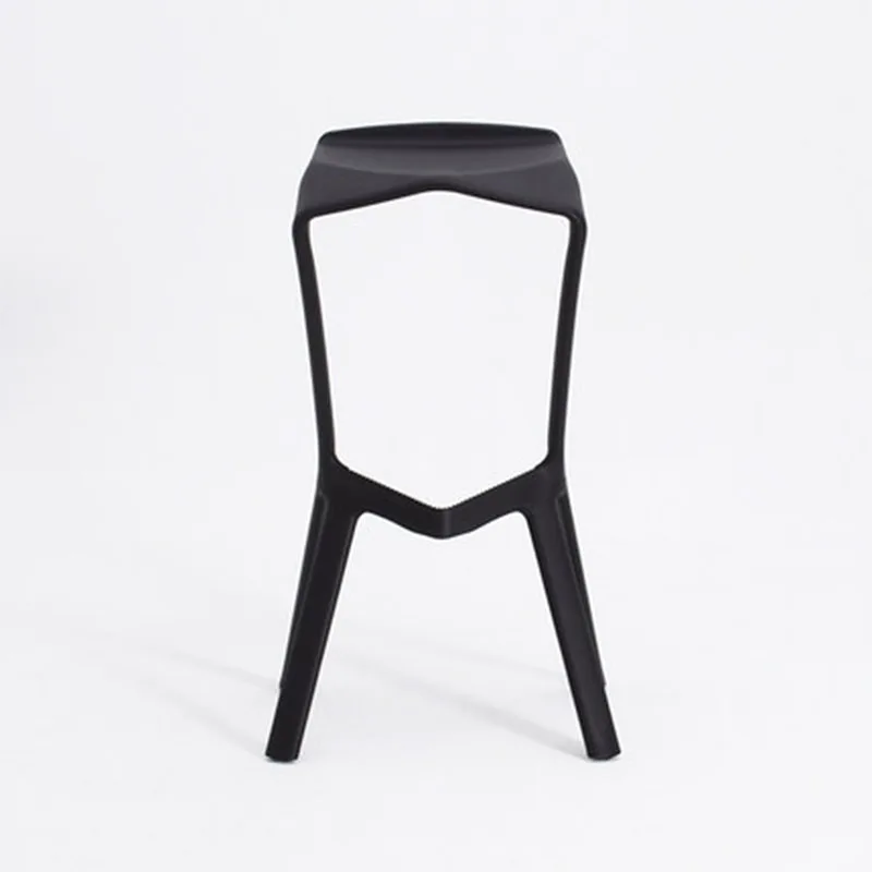 Барные стулья PP пластиковые грузоподъемность до 200 кг креативные простые для