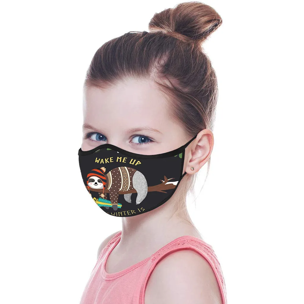 Хлопковая маска для губ Mascherina лица детей Защитный лицевая часть защитный колпак