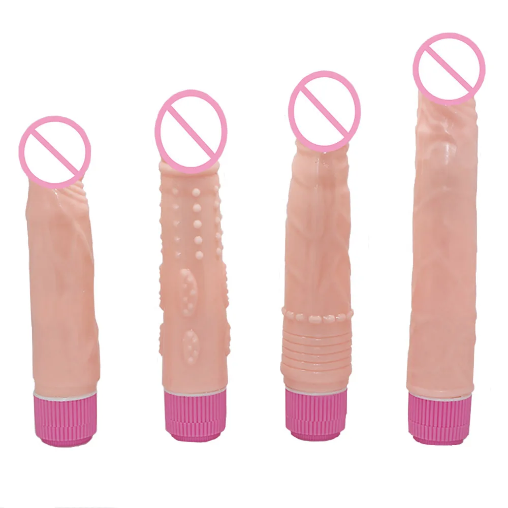 Реалистичный фаллоимитатор вибратор для стимуляции точки G женской мастурбации