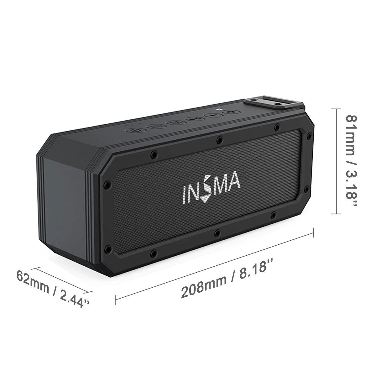 

INSMA S400 PLUS 40W bluetooth Speaker NFC Portable Speakers IPX7 Waterproof Subwoofer Outdoor TWS Boombox Wireless Loudspeakers