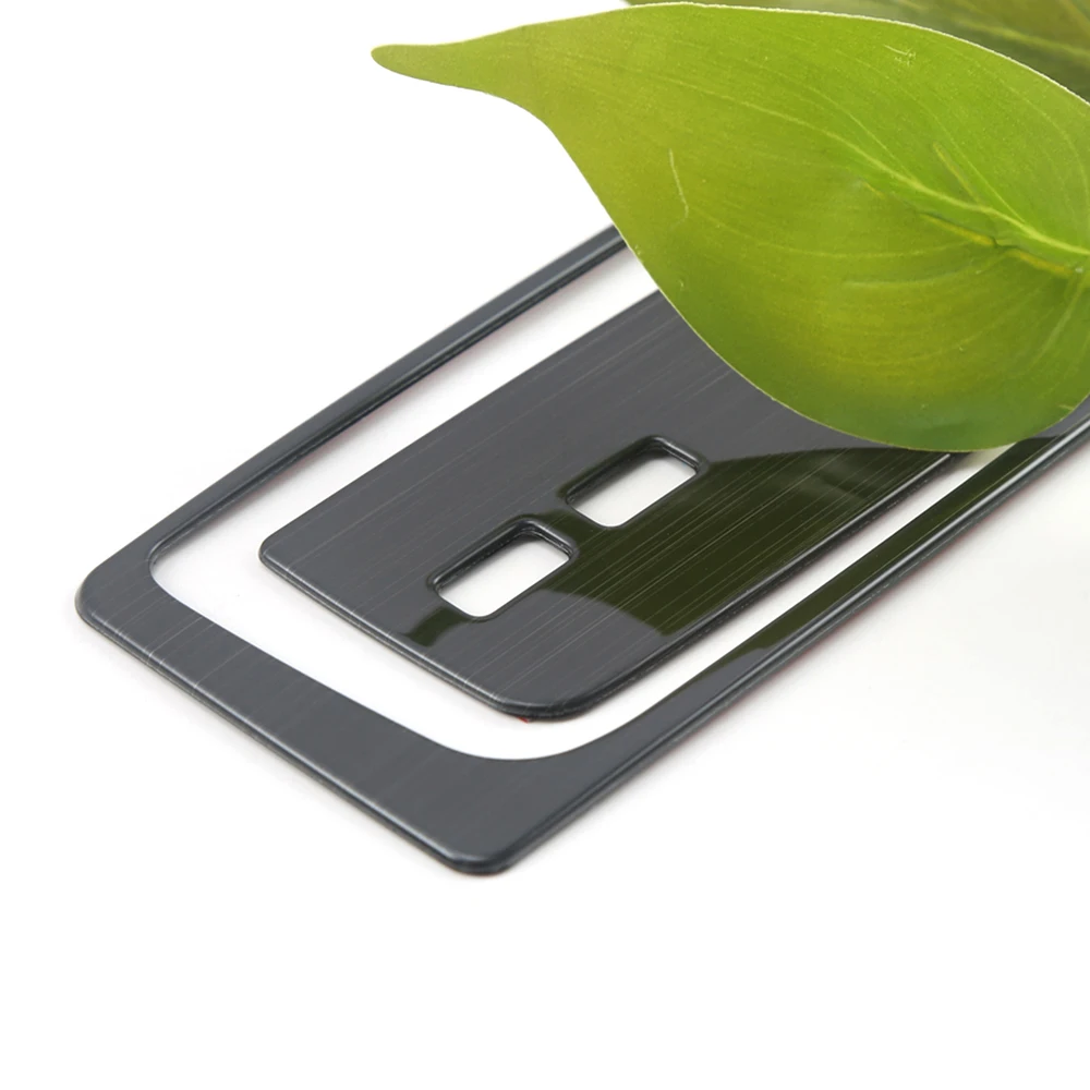 

CARMANGO Car Accessories Rear Back Cigarette Lighter Panel Cover Frame Sticker Stainless Decoration for Audi Q5 FY 2017-2020