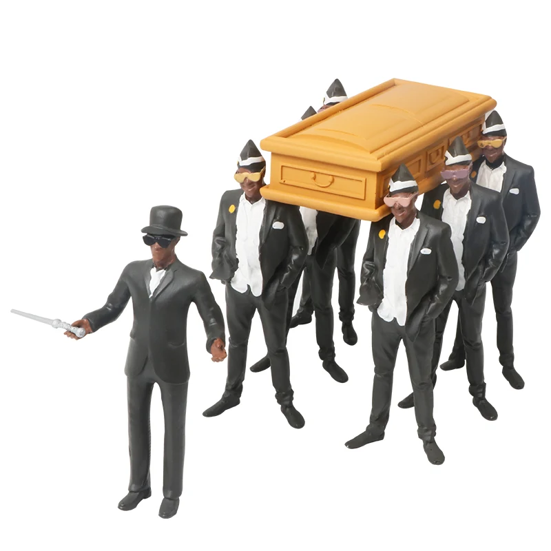 Черный человек подъемный гроб стоячий и ползающий полный набор украшения