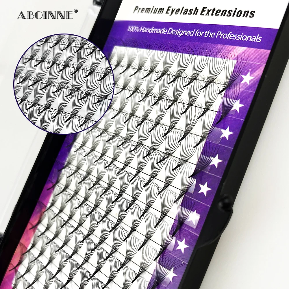 

Abonnie Sharper Stem 10D Mink Matte Premade Volume Fans Individual Eyelashes Mink Hair Eyelashes Extension 8-15mm Volume Lashes