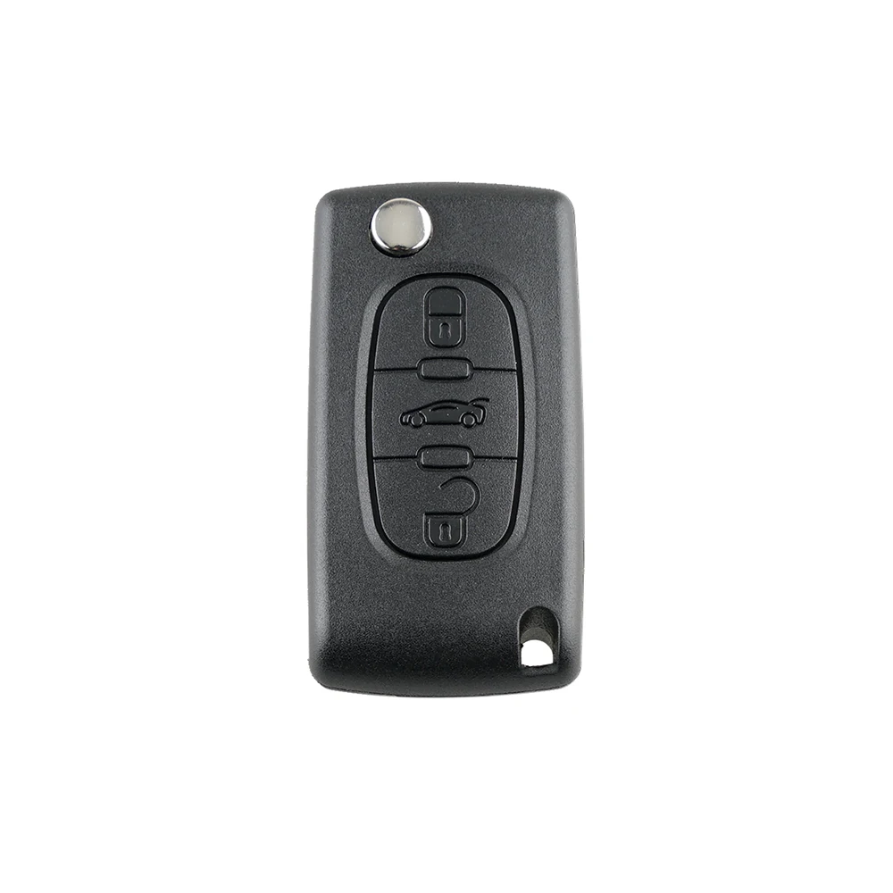 

3 Buttons Remote key Case Entry Replacement Flip Folding Car Key Shell with Uncut Flip Key Fit for Citroen C2 C3 C5 C4 C6