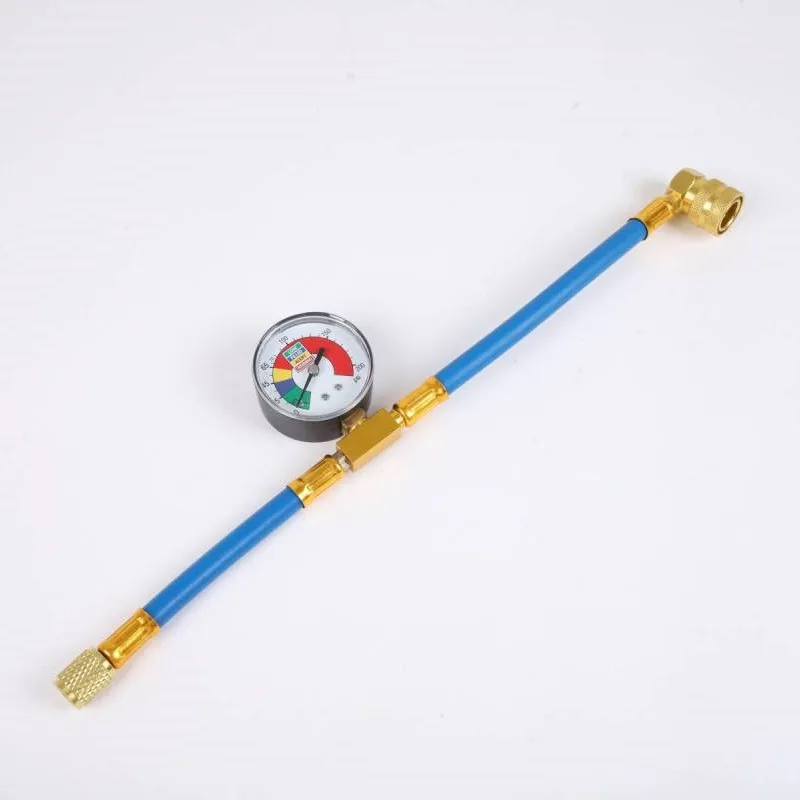 Автомобильный Кондиционер R134A измерительные шланги с манометром фунт/кв.