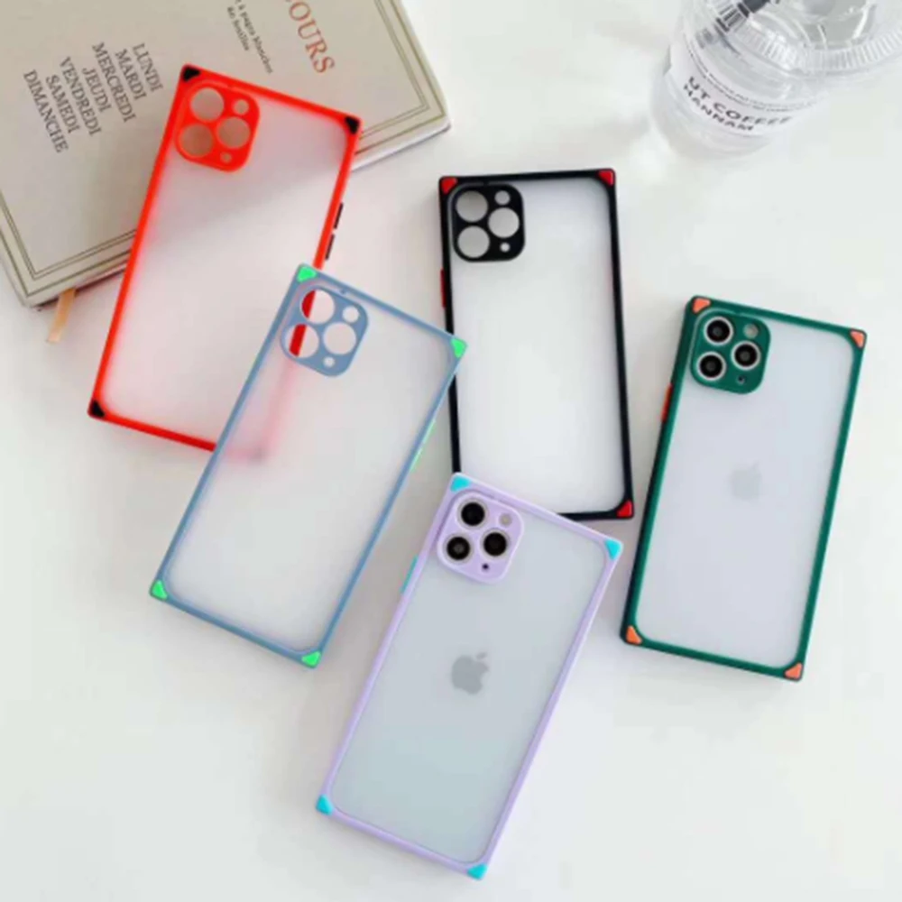 Чехол для телефона iPhone 11 Pro X XR XS Max 7 8 6 6s Plus SE 2020 роскошный квадратный чехол