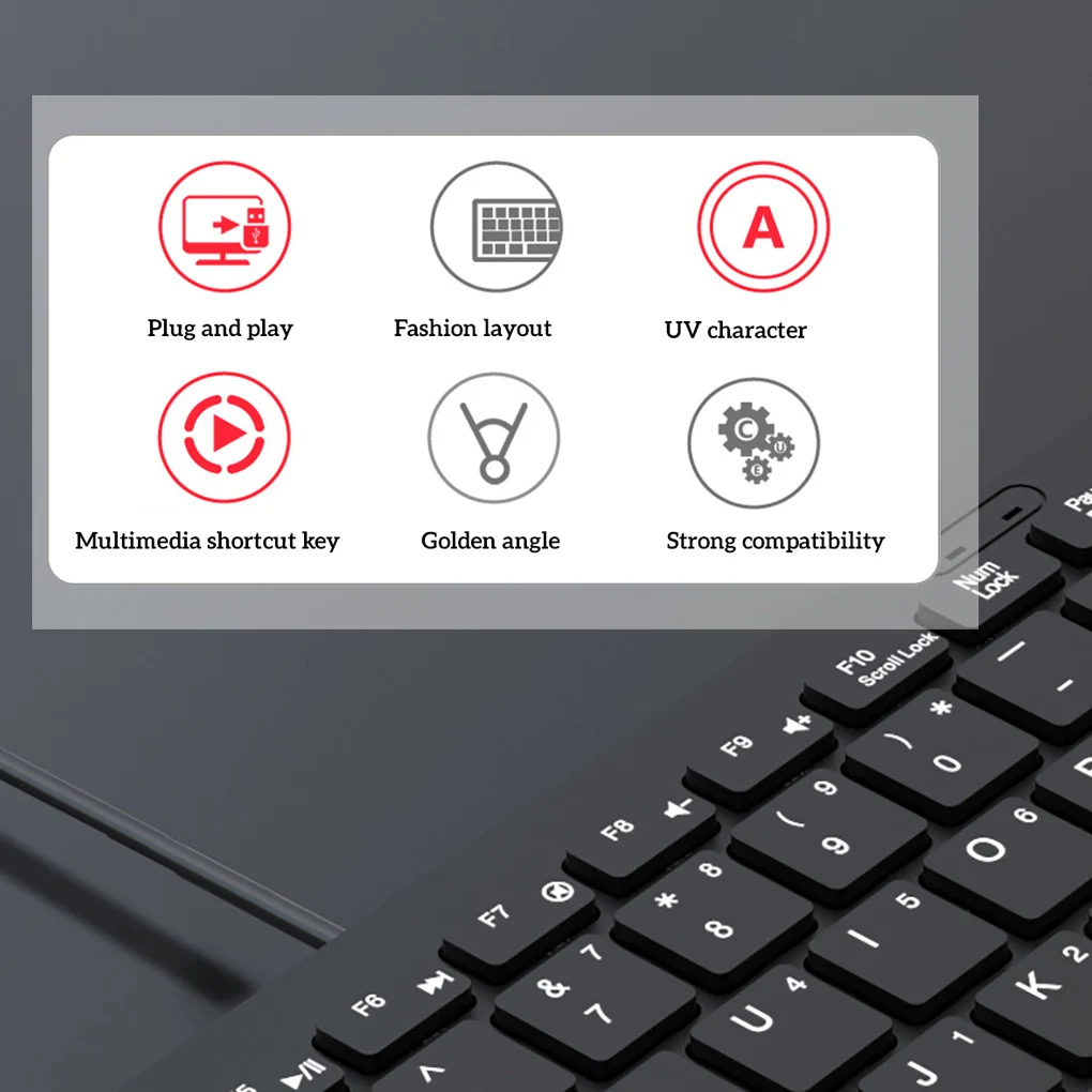 

USB 2.0 Ultra Slim Mini Wired Keyboard Mini USB Ultra Thin Keypad for Notebook Laptop PC Office Desktop Computer Black/white