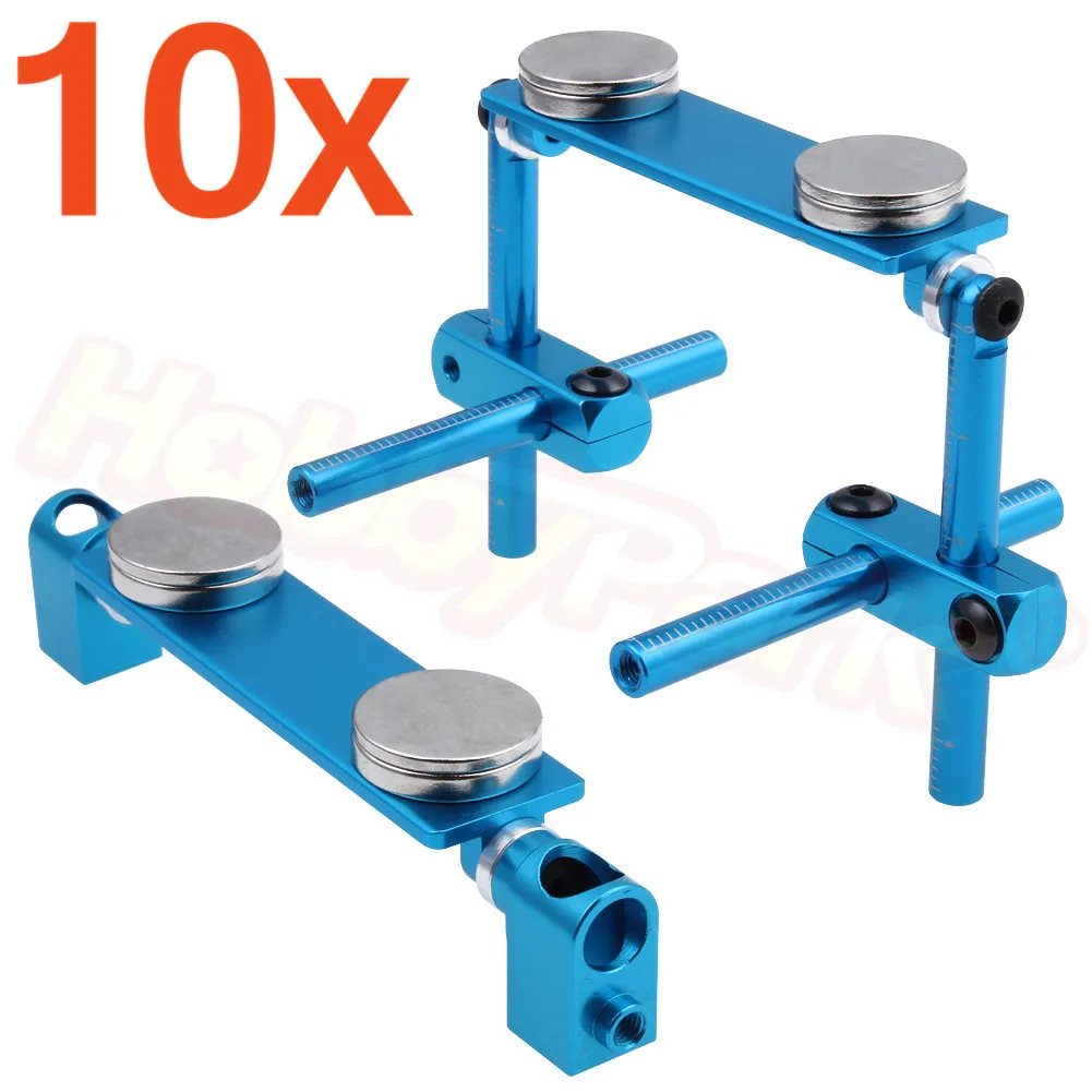 10 комплектов CNC алюминиевый Магнитный невидимый комплект для крепления на 1/10