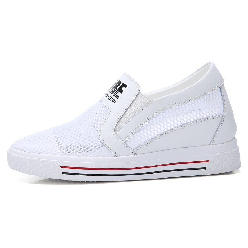 2019 г. летние женские кроссовки на платформе женская повседневная обувь с дышащей