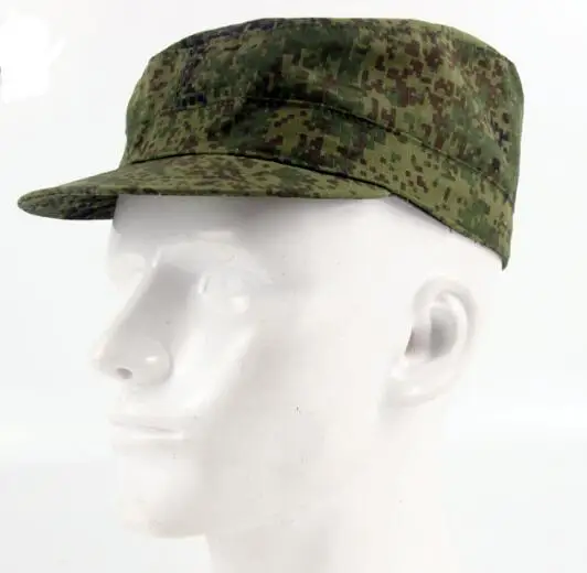 Russian Military Cap Jungle Digital Camouflage Combat Hat Army Men Green Outdoor 08
