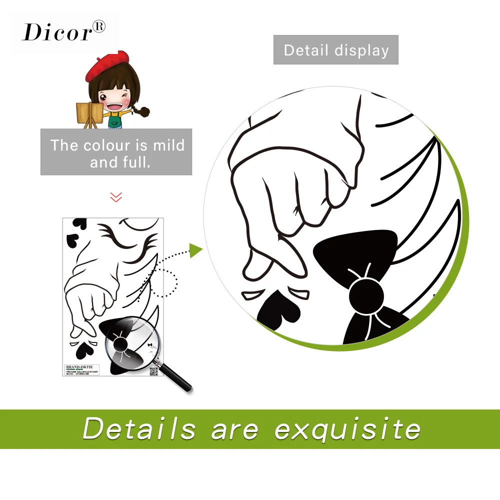 7 видов стилей Наклейка на стену со смайликом счастливое вкусное лицо наклейка