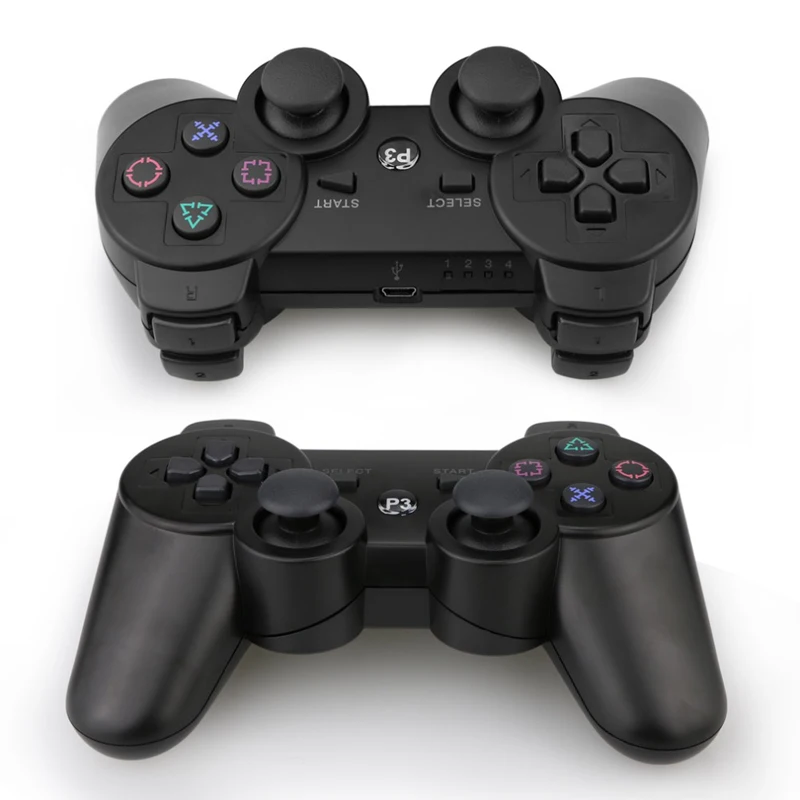 Беспроводной Bluetooth геймпад для PS3 контроллер ноутбука PlayStation 3 золотисто