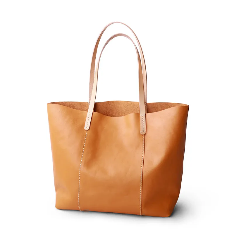 

Bags Women's Handbag 14 Inch Laptop Tote Bag Handmade Tote Large-capacity Shoulder Bag Large Ba New Original Head Layer Leather