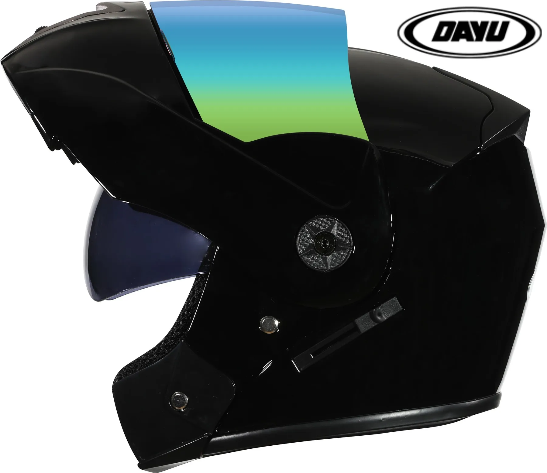 

Мотоциклетный шлем с откидной крышкой, модульный шлем для мотокросса с двойными линзами, гоночный шлем в горошек, 2021