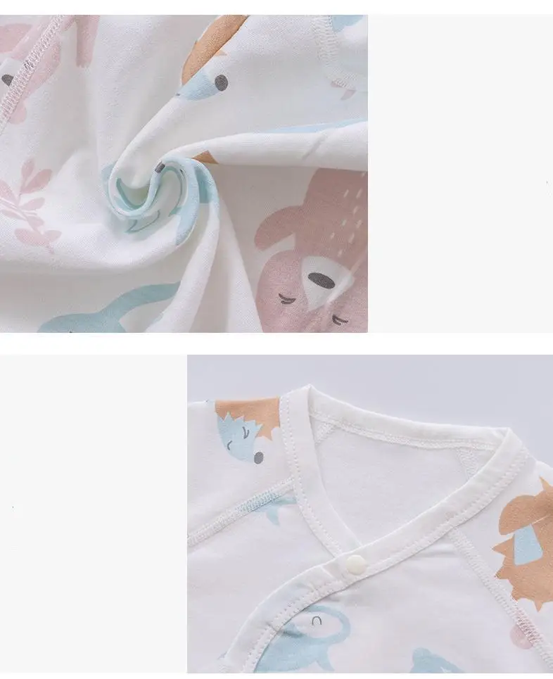 

3M-12M Baby Boys Girls Rompers Newborn Baby Cute Cartoon Butterfly Jumpsuit Infant Thin Soft Cotton Monk Clothes Pajamas Outfits