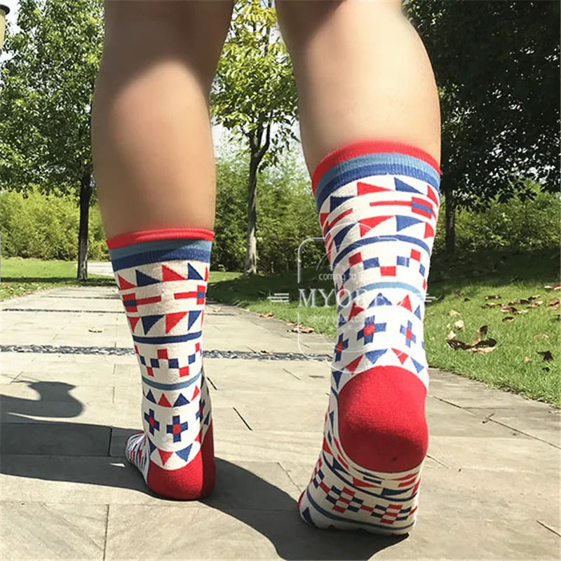 Цветные Смешные носки MYORED 5 цветов мужские хлопковые Новые Популярные Длинные