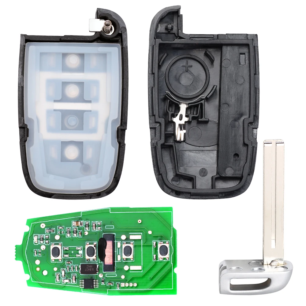 KEYECU SY5HMFNA04 315MHz ID46 дистанционный смарт ключ-брелок для Kia Forte Rio Optima Sorento Hyundai Azera Equus