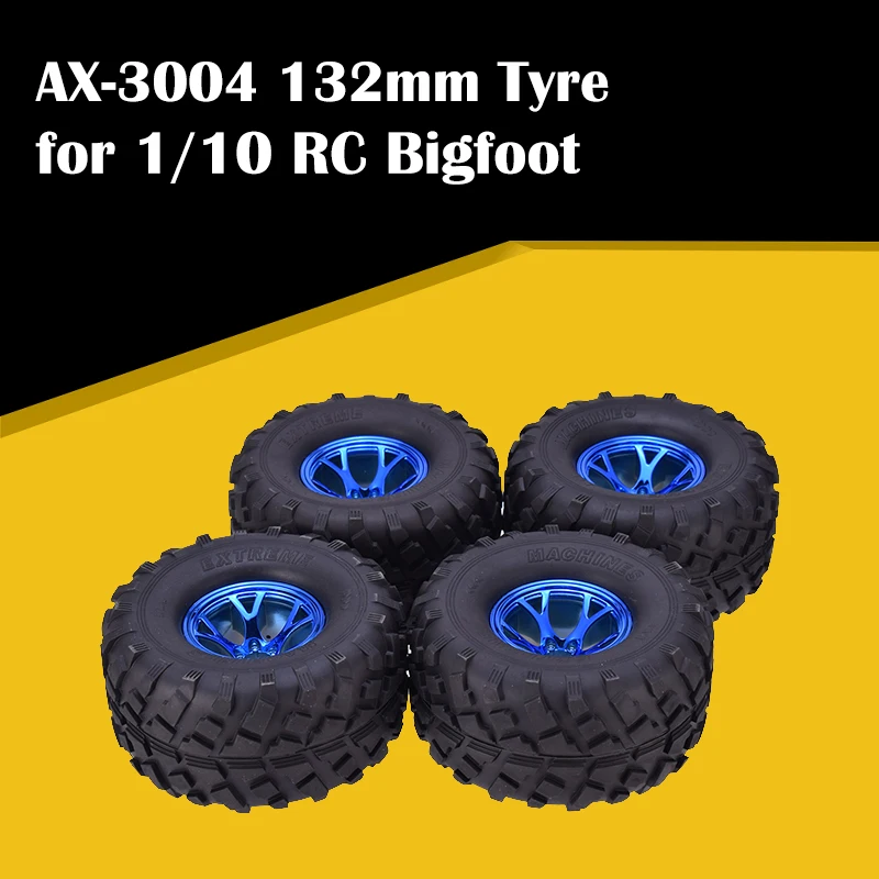 AUSTAR 4 шт. AX 3004 132 мм резиновые шины колесные пластиковые диски для 1/10 RC Bigfoot HSP HPI