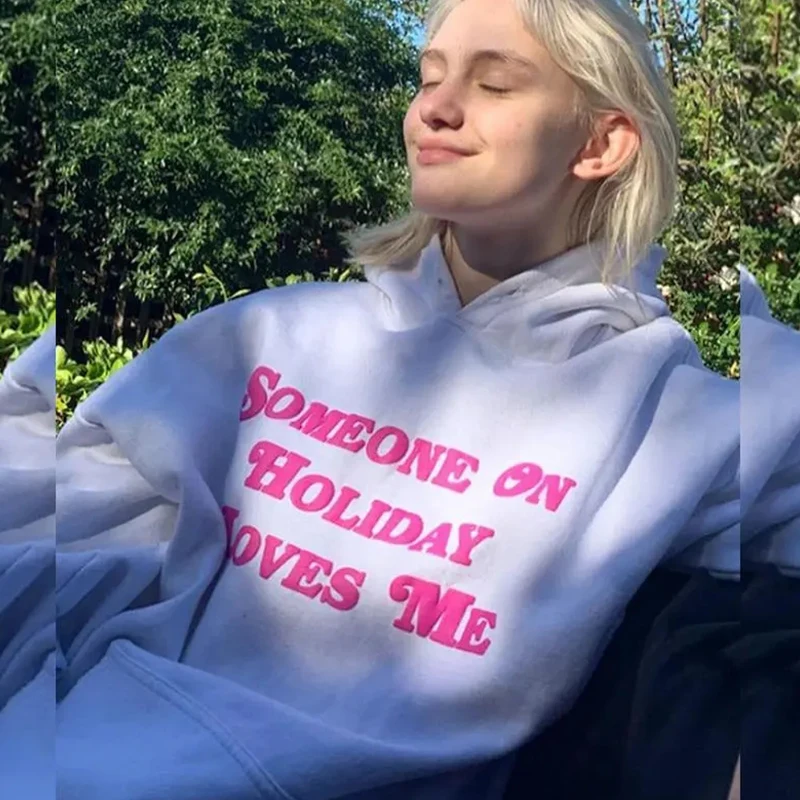 

women print Winter Oversized hoodie sweatshirts hoodies grunge y2k jackets long sleeve harajuku hooded kawaii Blouse tops kawaii